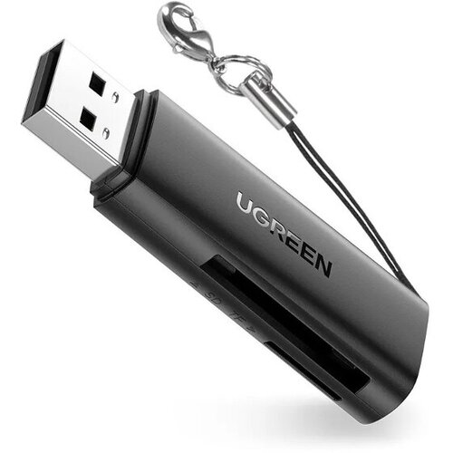 Карт-ридер Ugreen CM264 USB 3.0 Multifunction Card Reader Black 60722 комплект 5 штук картридер ugreen cm264 usb a 3 0 для карт памяти tf sd 60722