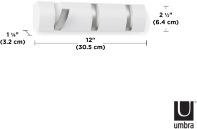 Вешалка настенная Umbra Flip 318853-1143 - фото №15