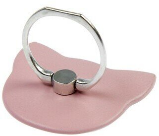 Держатель-подставка Luazon Home с кольцом для телефона в форме "Кошки", розовый