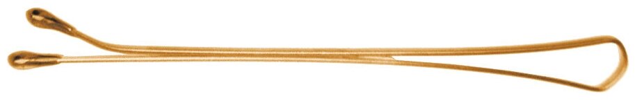 Невидимки DEWAL золотистые, прямые 40мм, 60шт/уп. DEWAL MR-SLN40P-5/60