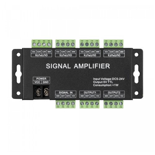 Усилитель сигнала LN-SPI-6CH (5-24V) (arlight, IP20 Металл) matrix nand programmer mtx spi flasher v1 0 fast usb spi nand programmer reader for xbox 360