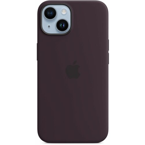 Чехол Apple iPhone 14 Silicone MagSafe Elderberry чехол apple iphone 14 pro silicone case elderberry mptk3