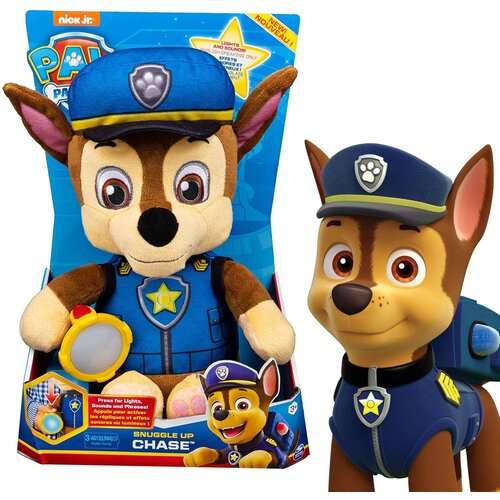 Мягкая игрушка Игрушка Чейз с фонариком, звук Щенячий патруль 32 см