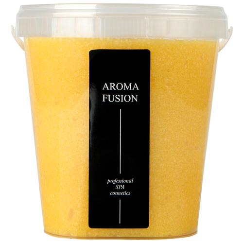 Aroma Fusion Соляной скраб для тела Облепиха, 1000 мл, 1000 г aroma fusion скраб соляной для тела шоколад