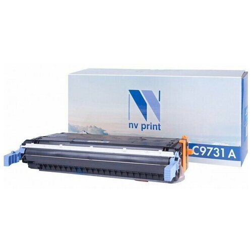 Картридж NV Print C9731A Голубой для принтеров HP LaserJet Color 5500/ 5500dn/ 5500dtn/ 5500hdn/ 5500n/ 5550/ 5550dn/ 5550dtn/ 5550hdn/ 5550n, 12000 страниц