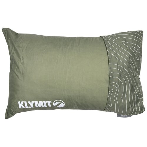 фото Подушка klymit drift camp pillow large - зеленая (12drgr01d)