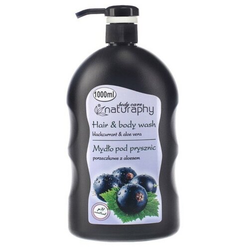 Гель для душа Blux NATURAPHY Черная смородина и алоэ вера 1л