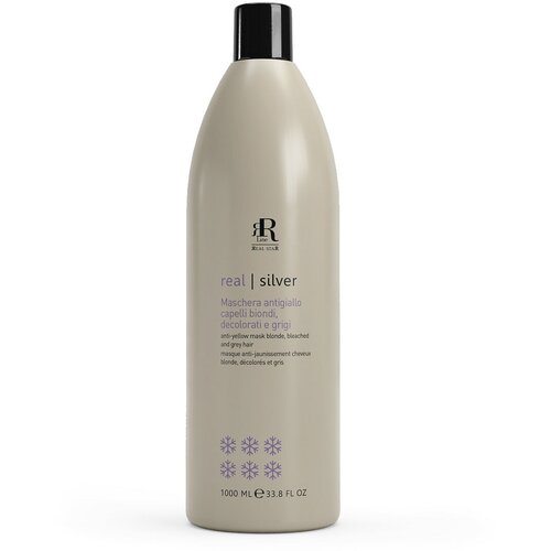 Антижелтая маска для осветленных и блондированных волос Anti-yellow Mask Blonde, Bleached and Gray Hair RR Line, 1000 мл