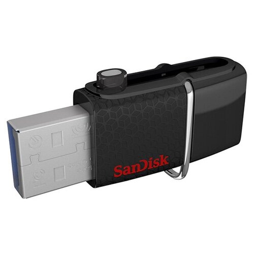 OTG флешка USB 3.0 SanDisk Dual Drive 256GB OTG USB 3.0/microUSB black