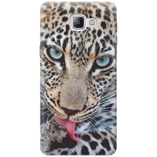 фото Cиликоновый чехол на samsung galaxy a9 / самсунг а9 с принтом "леопард" gosso