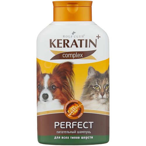 Шампунь KeratinComplex Perfect для всех типов шерсти кошек и собак , 400 мл