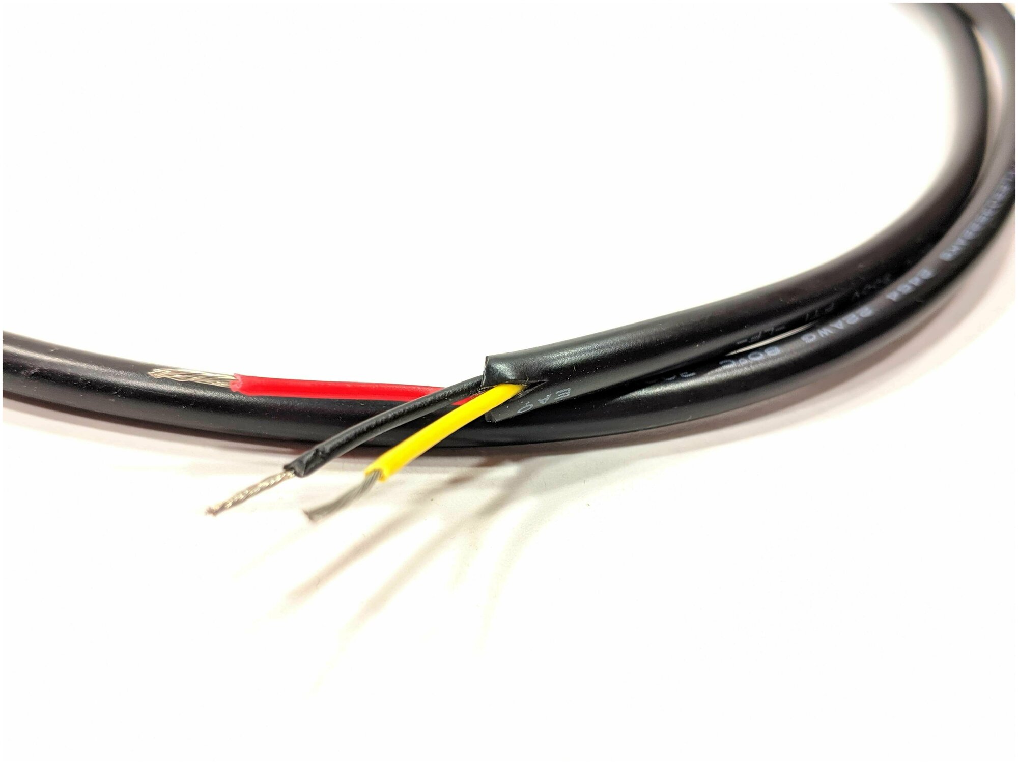 Провод 22 AWG 0.3MM2, 3 жилы ПВХ, 1 метр для подключения фар на электросамокаты - фотография № 3