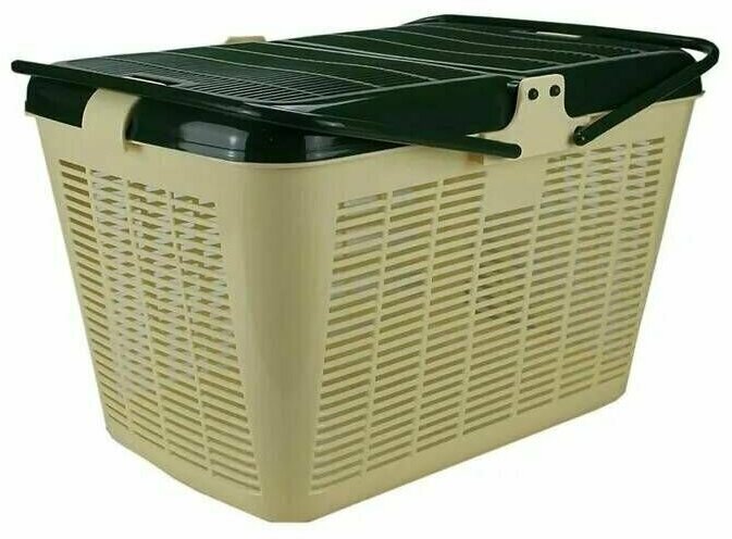 фото Корзина, Dogman, пластиковая, малая, квадратная, 40 х 29 х 23 см