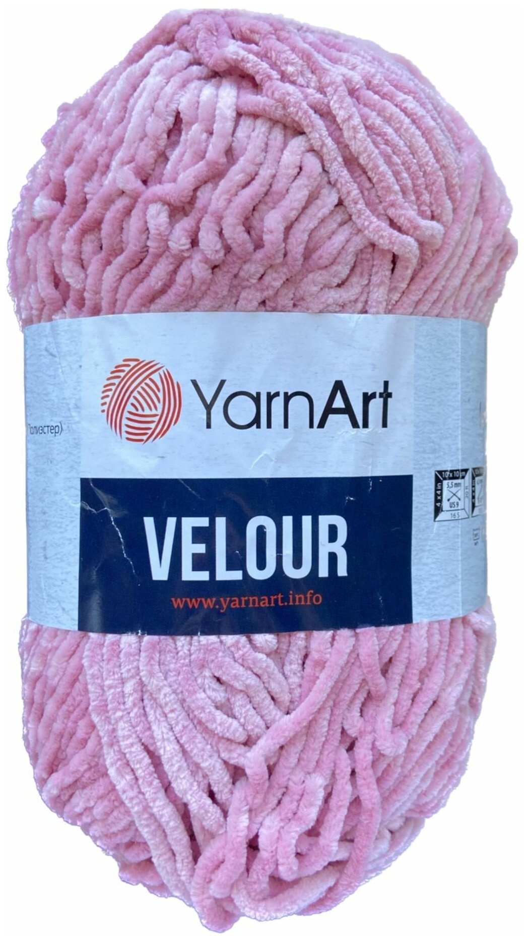 Пряжа YarnArt Velour (Ярнарт Велюр), для игрушек , 862 пыльная роза