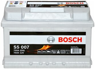 Автомобильный аккумулятор Bosch S5 007 (0 092 S50 070)