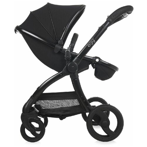 фото Прогулочная коляска egg egg stroller, just black/matt black chassis, цвет шасси: черный