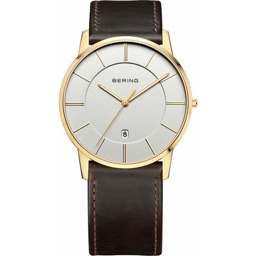 Наручные часы BERING Мужские часы Bering Classic 13139-539, белый, золотой