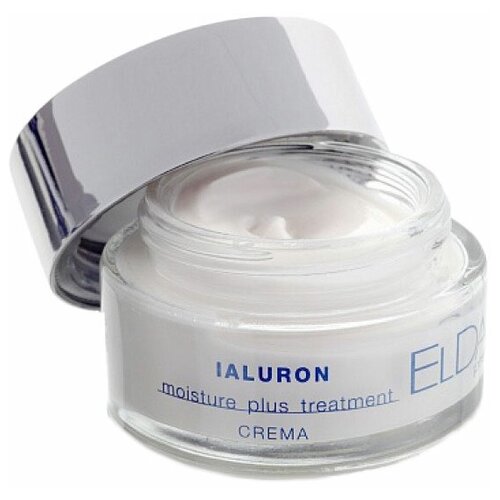 фото Eldan cosmetics ialuron moisture plus treatment cream крем 24 часа с гиалуроновой кислотой для лица, 50 мл