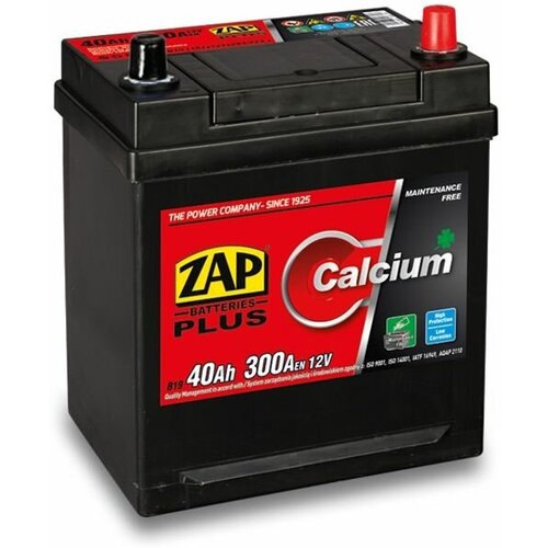 Аккумулятор автомобильный ZAP Calcium Plus 6ст-40 (0) обр. пол. B19