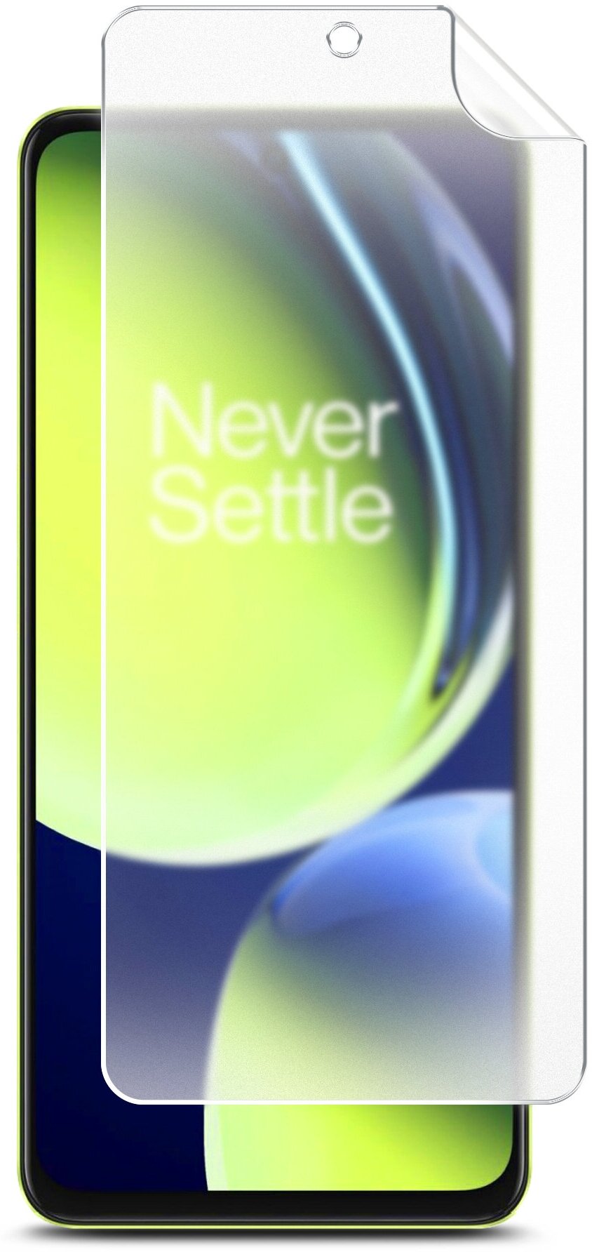 Защитная пленка для OnePlus Nord CE 3 Lite (ВанПлюс Норд СЕ 3 Лайт) на Экран матовая гидрогелевая силиконовая клеевая основа полноклеевое, Miuko