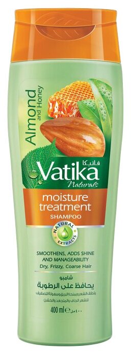 Vatika шампунь Almond & Honey Moisture Treatment, 400 мл