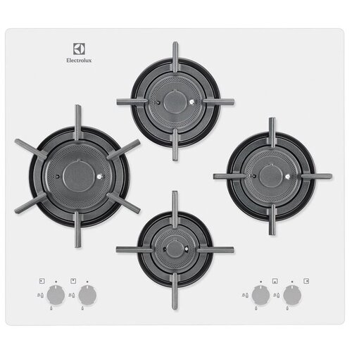 Газовая варочная панель Electrolux EGT 96647 LW, белый