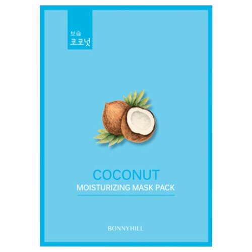 корея_bonny hill_маски д/лица_маска д/л увлажн.coconut, 23г 33D000002