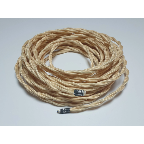 Кабель Bironi B1-427, площадь сечения 0.52 кв. мм, длина 5 м, 1 шт., песочное золото