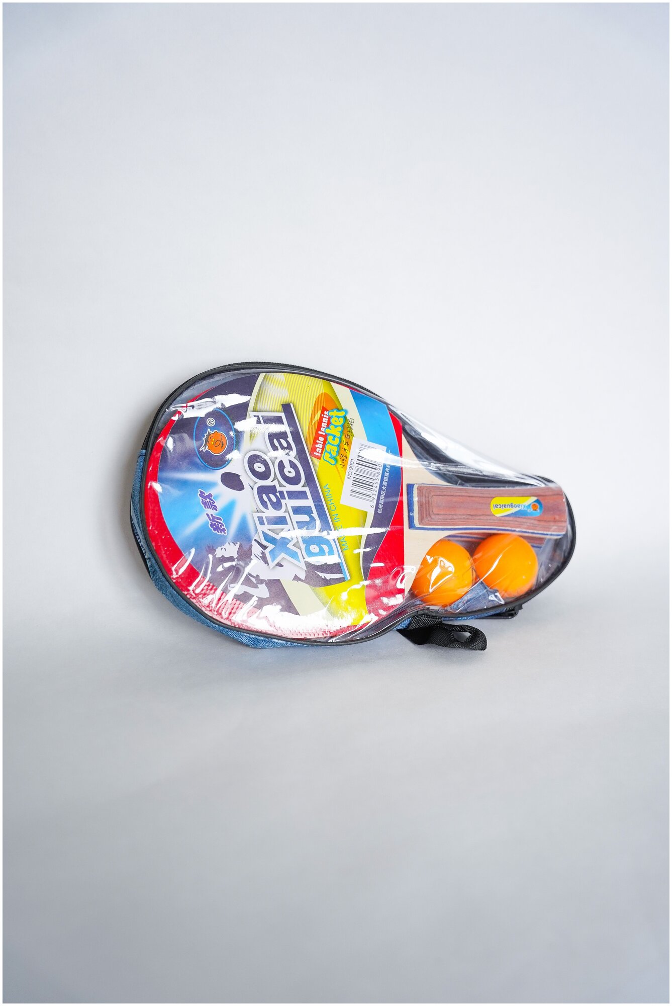 Набор для настольного тенниса, 2 мяча в комплекте, размер 30*12*37 см. — фото 1