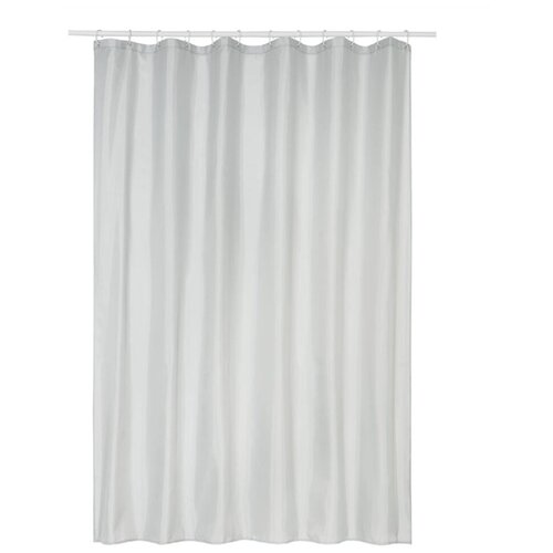 Штора для ванной La Vita Рассвет 180х200 см текстиль серая