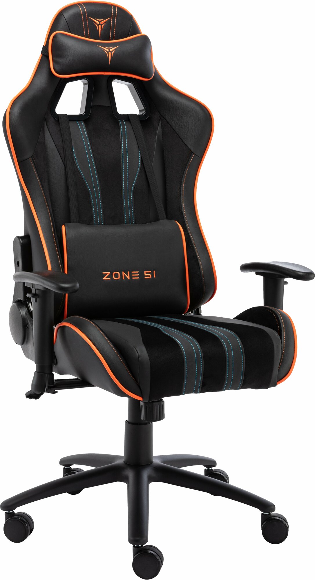 Кресло компьютерное игровое ZONE 51 GRAVITY Black-Orange