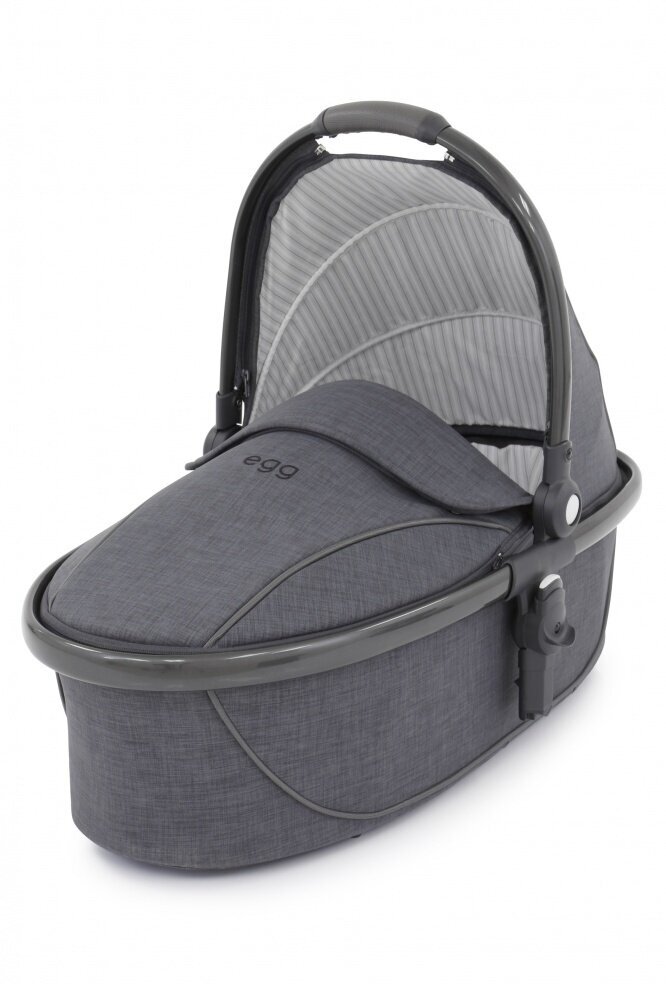 Люлька Egg Carrycot Quantum Grey & Gun Metal Frame