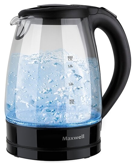 Электрический чайник бытовой для дома и офиса Maxwell MW-1004 TR
