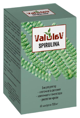 Пищевой продукт Сашера-Мед Spirulina, 60 шт.