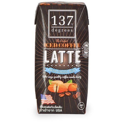 Напиток кофейный Latte with Almond Milk,  0.18 л 