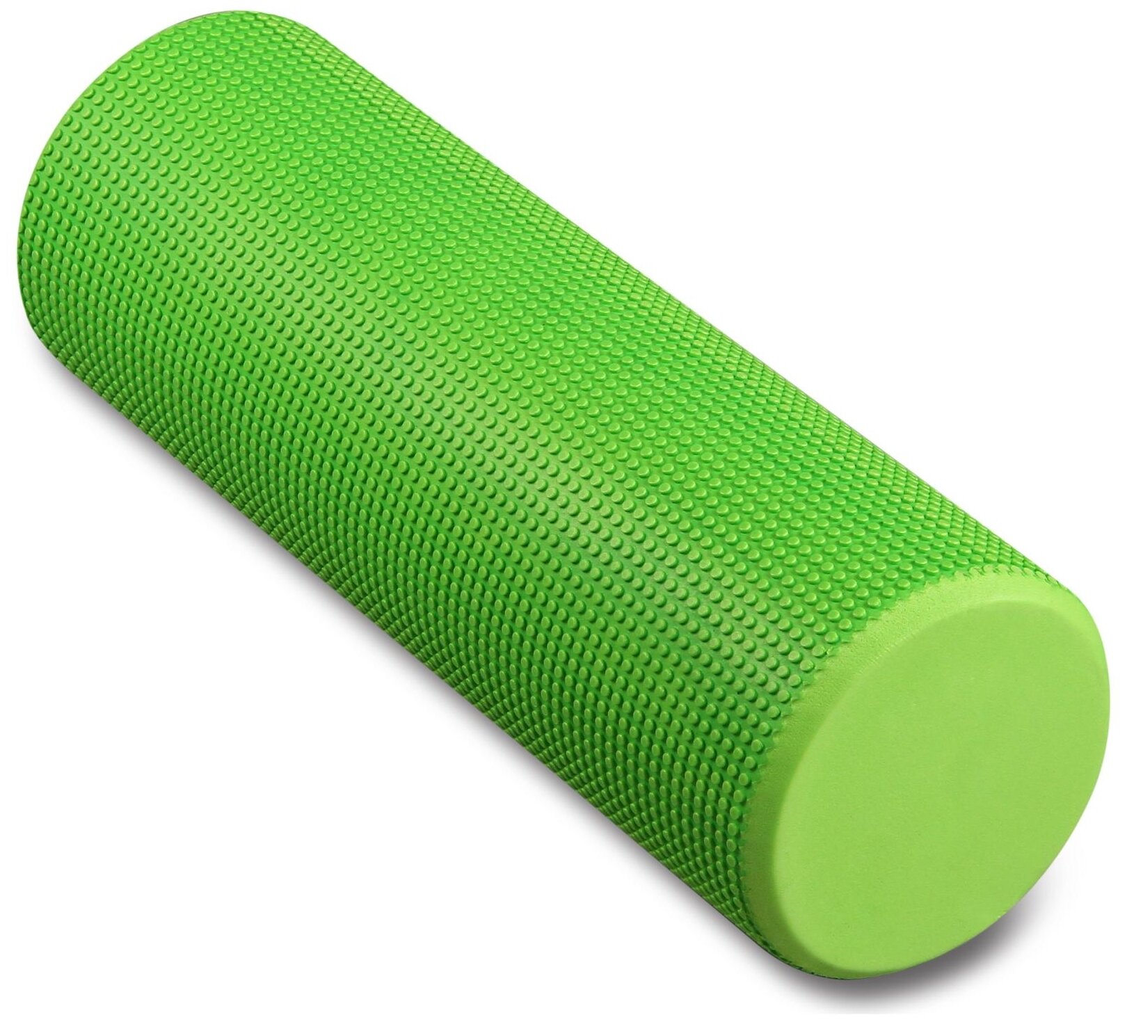 Ролик массажный для йоги INDIGO Foam roll IN021 Зеленый 45*15 см