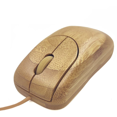 Мышка деревянная проводная (бамбук) BambooWood