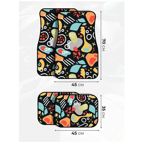 Коврики автомобильные абстрактный узор