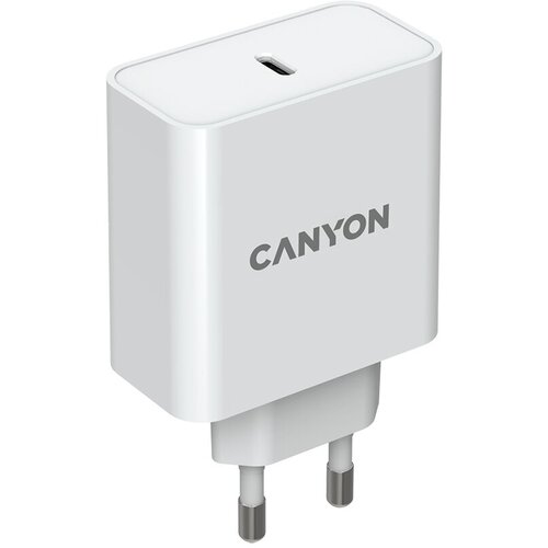 Сетевое зарядное устройство Canyon H-65, USB Type-C, до 65Вт, Белый CND-CHA65W01 зарядное устройство canyon cne cha20w03 3 а usb usb c белый