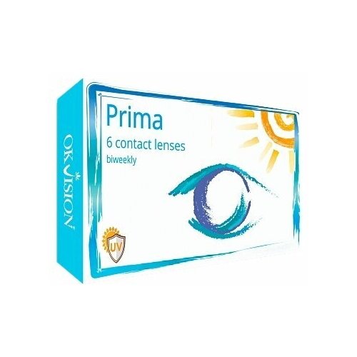 Контактные линзы OKVision Prima, 6 шт., R 8,6, D -1,5