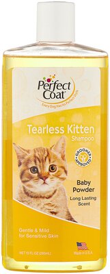 Шампунь 8 In 1 Perfect Coat Mild Kitten без слез с ароматом детской присыпки для котят