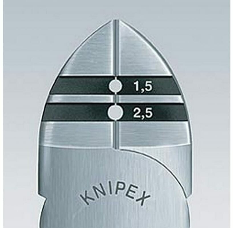 Бокорезы KNIPEX KN-1426160 стрипперы VDE, 160 мм, хром, 2-комп диэлектр.ручки - фотография № 5