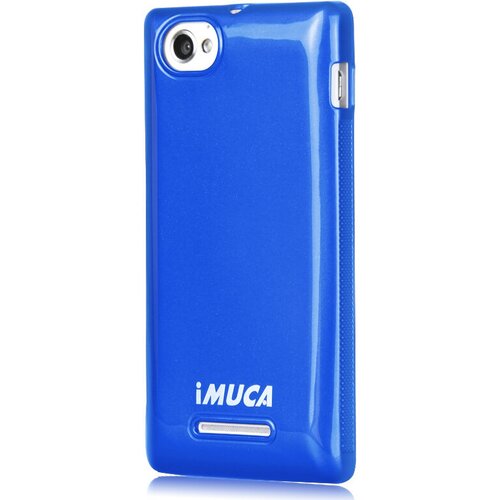 чехол силиконовый для samsung galaxy star advance g350e imuca colorful case tpu голубой Чехол силиконовый для Sony Xperia M iMUCA Colorful Case TPU (Голубой)