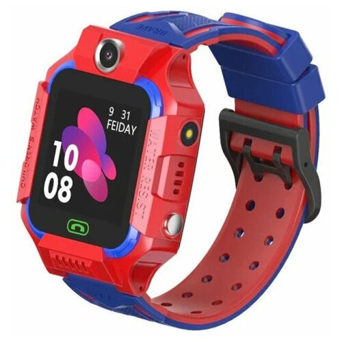 Детские умные часы Smart Watch ZTX с камерой и LBS трекером сенсорный экран влагозащита IOS Android поддержка звонков сим карта кнопка SOS Красный 245000₽