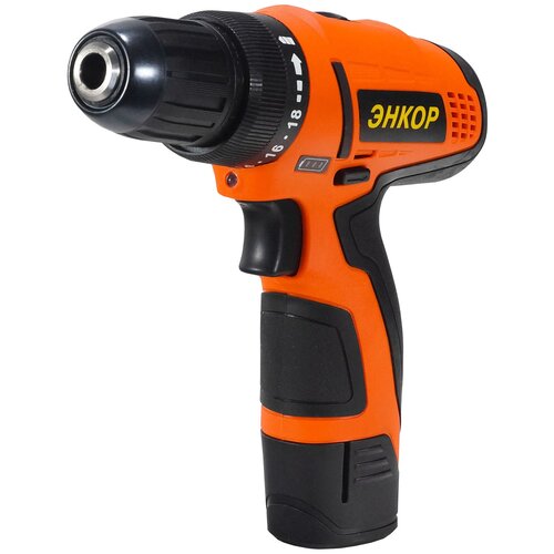 Дрель-шуруповерт аккум 12V Li220 энкор ДША-2 12ЭР10Л обойма кейс 521000₽
