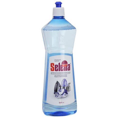 Selena вода для утюгов деминерализованная 1л
