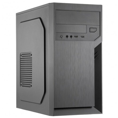 Корпус Foxline FL-702-FZ450-U32 450W черный корпус foxline с блоком питания 450вт case matx case white w psu 450w 12cm w 1xusb2 0 w 1xusb3 0 w 1xcombo audio w pwr cord w o fan