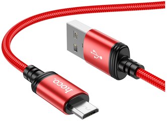 Кабель Hoco X89 Wind USB - Micro-USB, 1 м, красный