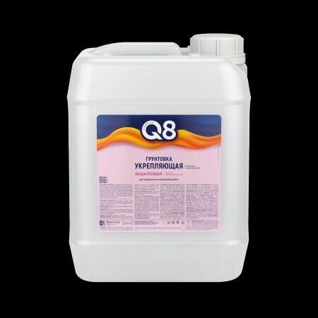 Грунтовка акриловая укрепляющая FORMULA Q8 5л бесцветный 1шт
