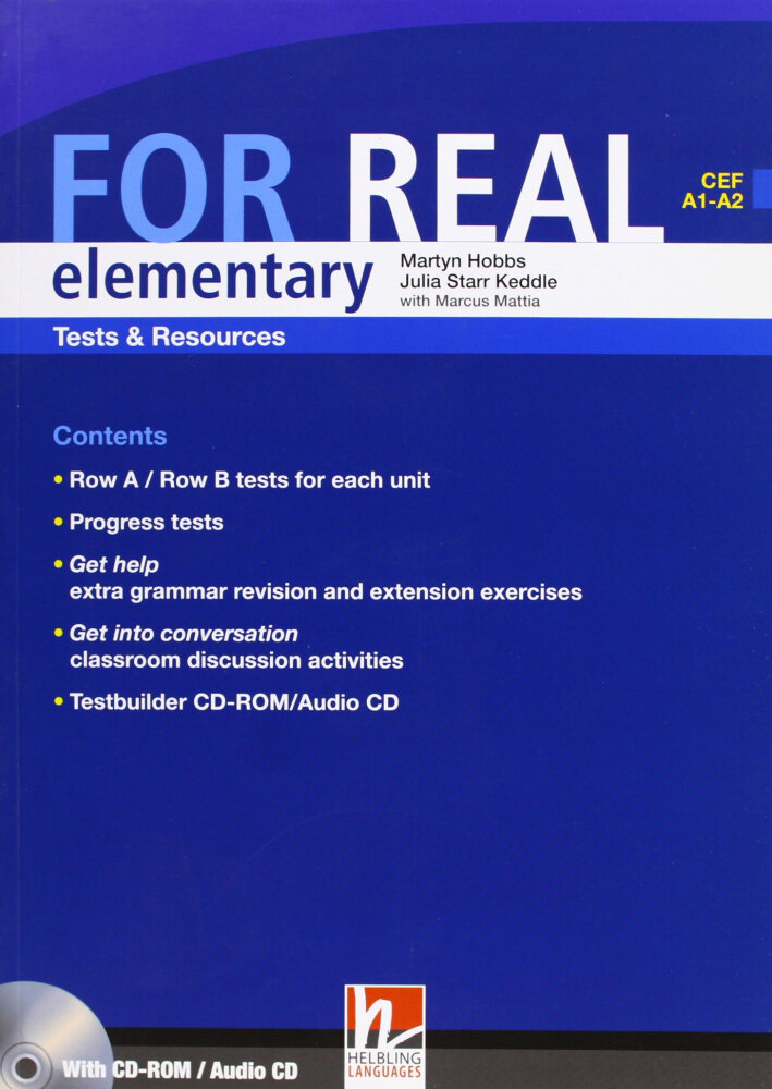 Книга For Real Elementary Test Resource + CD+CDR - фото №1